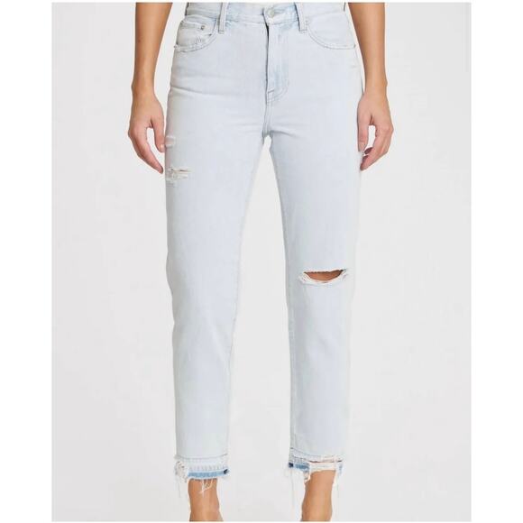 Pistola Denim - Pistola Presley High Rise Relaxed Crop Rivera Jeans